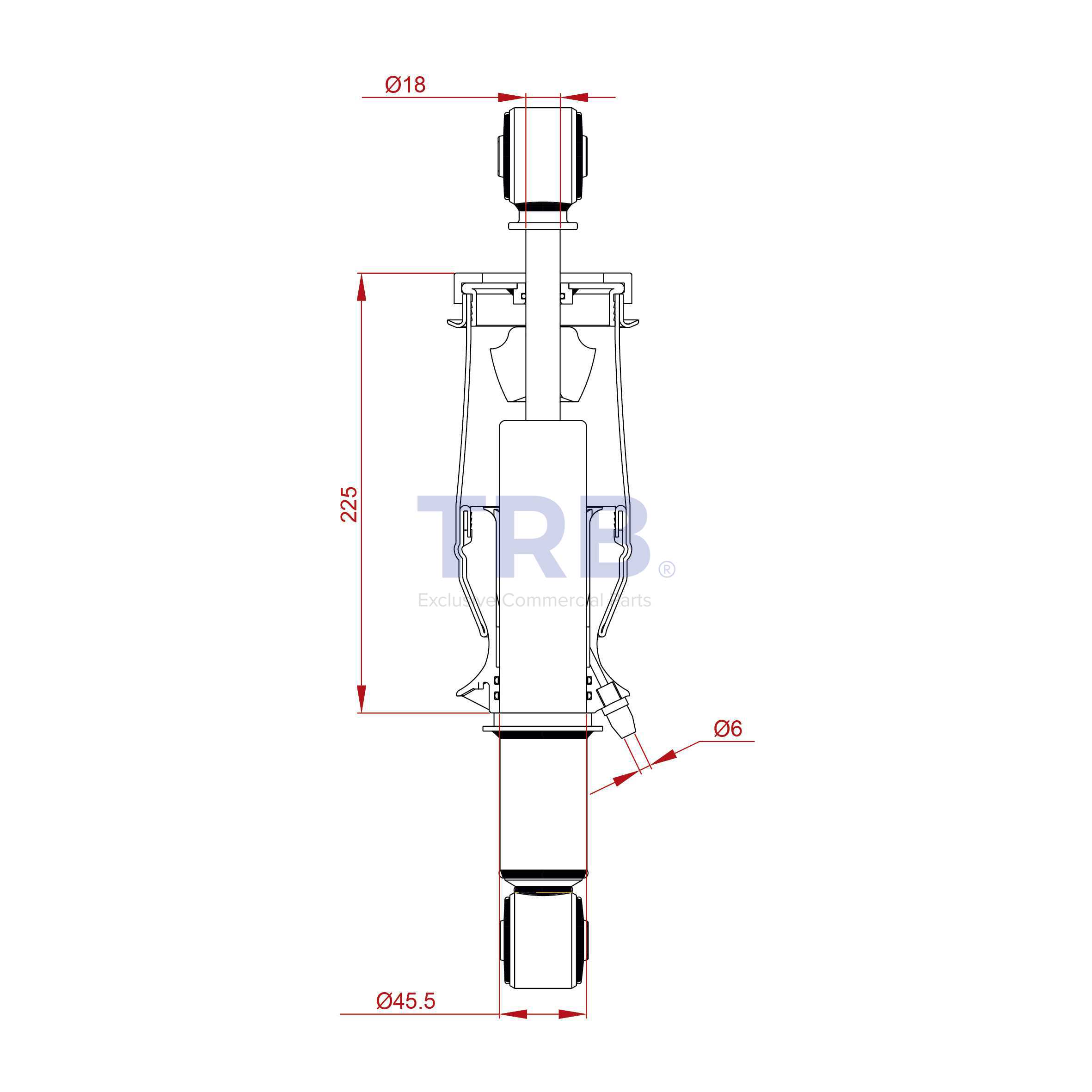 20427897 SHOCK ABSORBER (REAR)