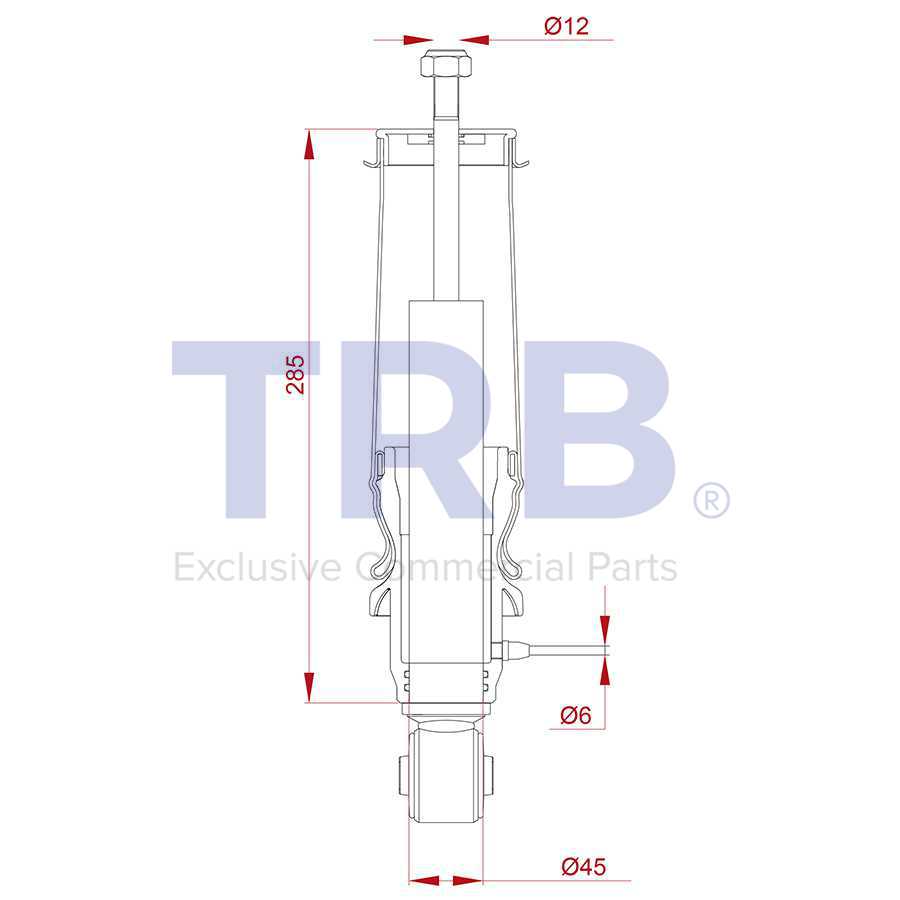 1117320 AIR BELLOW, CAB (FRONT/REAR)