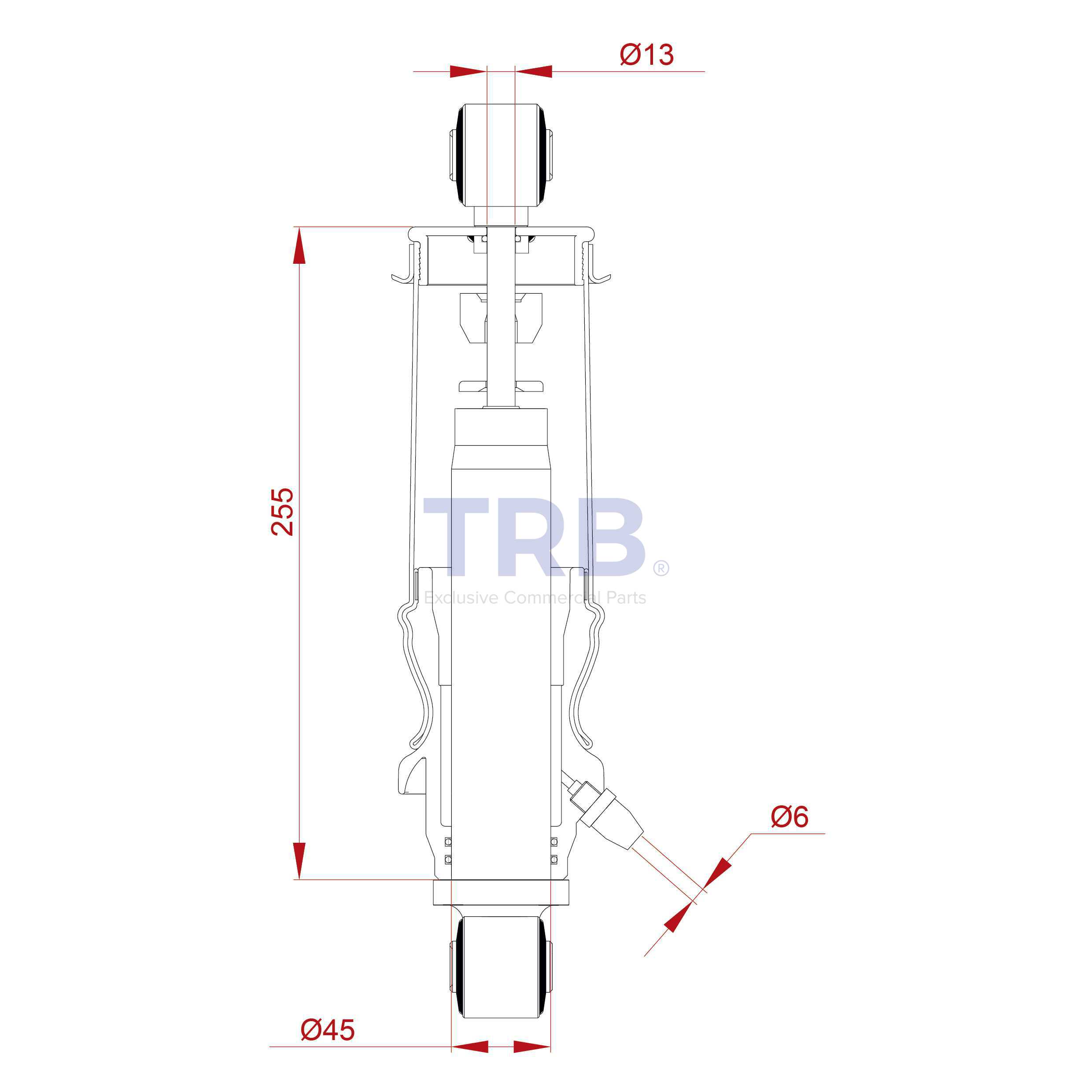 ACTROS ARKA KABİN KORUGU AMORTISORLU (ARKA) R467.0067