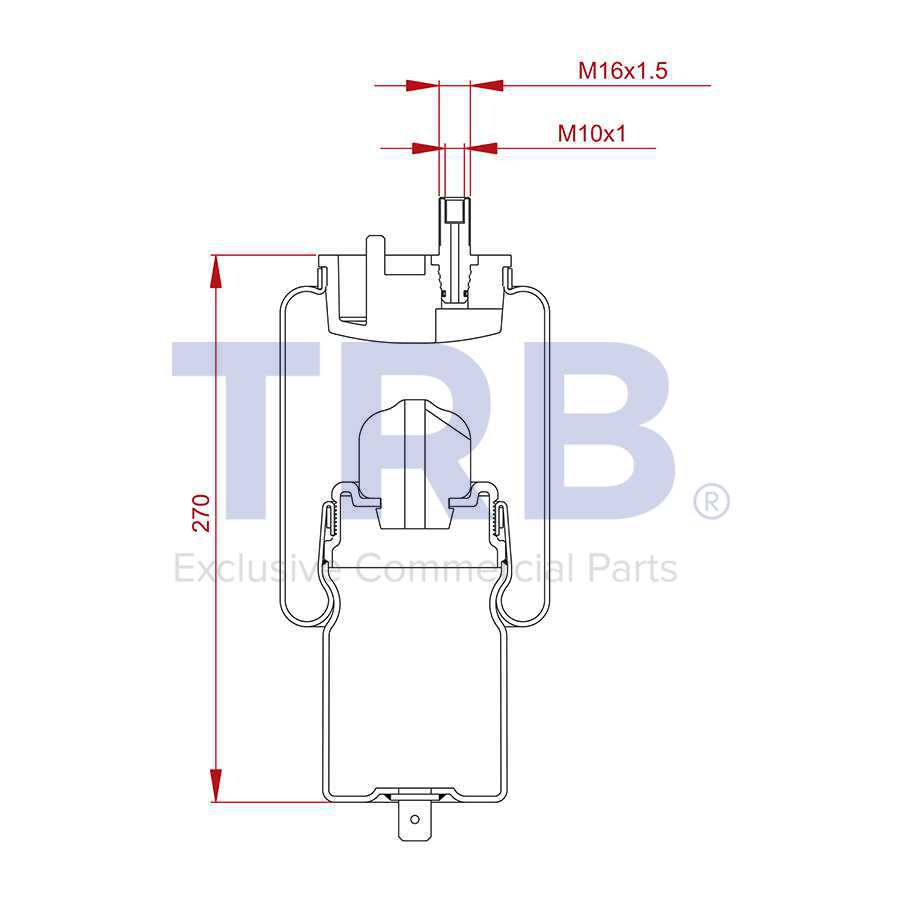 5010320096A CABIN AIR SPRING (FRONT/REAR)